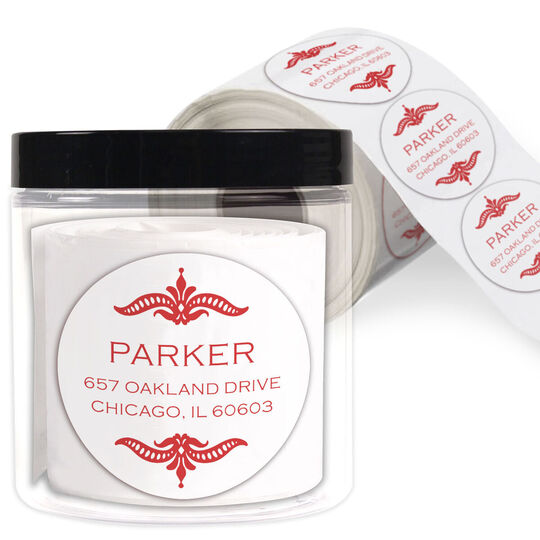 Parker Round Address Labels